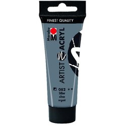 Acrylfarbe 22 ml silber