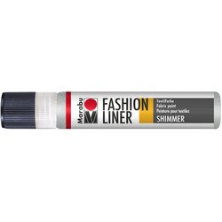 Textilmalfarbe Fashion-Liner 25 ml glamour-glitter-silber