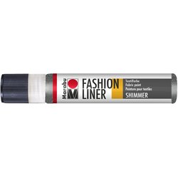 Textilmalfarbe Fashion-Liner 25 ml schimmer-schwarz