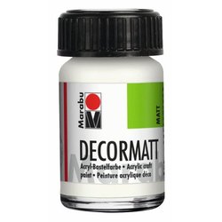 Decormatt Acryl 15 ml weiß