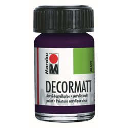 Decormatt Acryl 15 ml aubergine