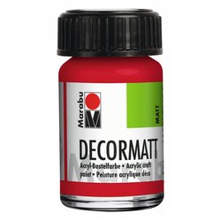 Decormatt Acryl 15 ml kirschrot