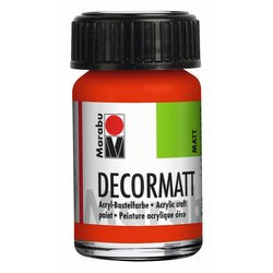 Decormatt Acryl 15 ml zinnoberrot