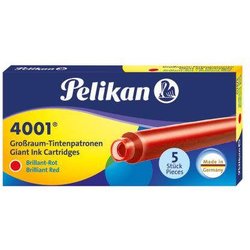 Tintenpatrone Pelikan 310623 GTP/5 brillant-rot 5St