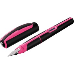 Füllhalter Style M-Feder schwarz/neonpink