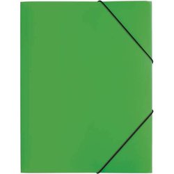 Gummizugmappe A4/3K Trend grün