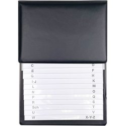 Telefonklappregister 16x22cm schwarz