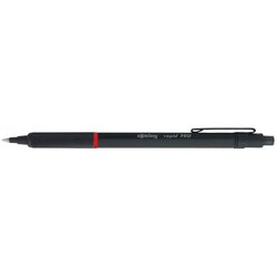 Kugelschreiber rapid Pro matt schwarz mit Mine in M-Blau