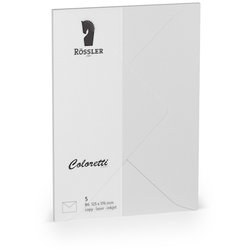 Briefumschlag Coloretti 80g DIN B6 hellgrau