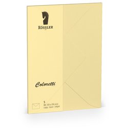 Briefumschlag Coloretti 80g DIN B6 sandbraun