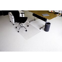 PET-Bodenschutzmatte f. Teppichboden 1,20 x 1,10 m (O), ca. 2,1mm Stärke