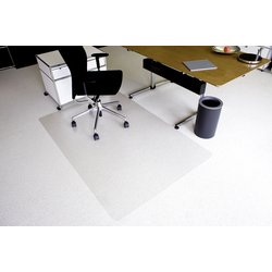PET-Bodenschutzmatte RS Office 07-1800 für Teppichboden Stärke 2,1mm Form O 120x180cm