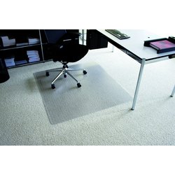 Bodenschutzmatte RS Office 330750 für Teppichboden Stärke 2,4mm Form O 120x75cm