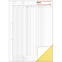Kassenabrechnung EDV Steuerschiene A4 mit Blaupapier 2x50Bl