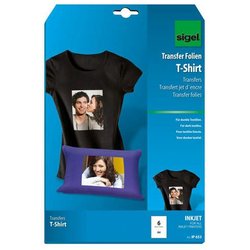 InkJet Transfer Folie für T-Shirts A4 für dunkle Textilien 6Bl