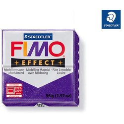 Modelliermasse Fimo effect 56g glitter lila