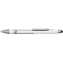 Kugelschreiber Epsilon Touch XB mit Viscoglide-Technologie weiß/silber