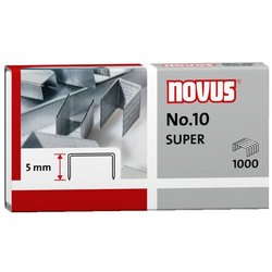 Heftklammer Novus No.10 5mm 2-20Bl 1000St