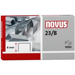 Blockheftklammer Novus 23/8 8mm 2-50Bl 1000St