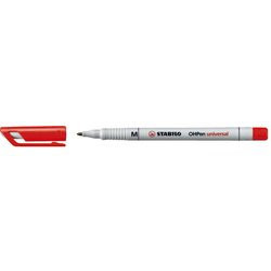 Folienschreiber Stabilo 853/40 OHPen universal medium wasserlöslich rot