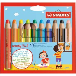 Farbstift woody 10St im Kartonetui