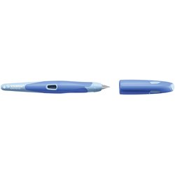 Schulfüller EASYbirdy ergonomisch pastell blau/hellblau A Linkshänder