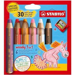 Farbstift Woody 6er Etui „30 Jahre Spaß