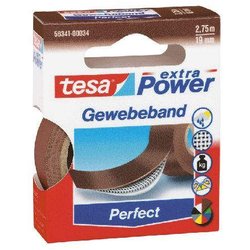 Gewebeband Tesa 56341 extra Power perfect 2,75m/19mm braun