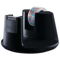 Tischabroller schwarz Easy Cut inkl. 1 Rolle kristallklar