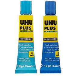 Zweikomponenten-Klebstoff UHU Plus Schnellfest 35g