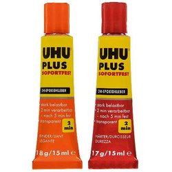 Zweikomponenten-Klebstoff UHU Plus Sofortfest 35g