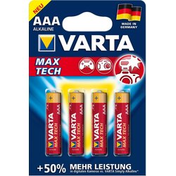 Varta Batterie Max Tech Micro 4703110404 AAA 4 St./Pack