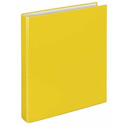 Ringbuch Hartpappe PP-kaschiert Basic A4 25mm gelb