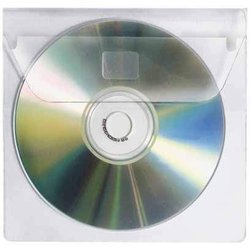 CD-Rom-Hülle Veloflex 2259000 selbstklebend mit Laschenverschluß 10St