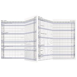 Taschenkalender-Ersatzeinlage für Taschenkalender 510