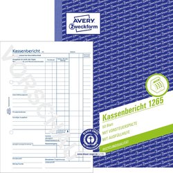 Kassenbericht Recycling  A5 50 Blatt