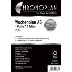 Chronoplan Wochenplan A5 2023 horizontal